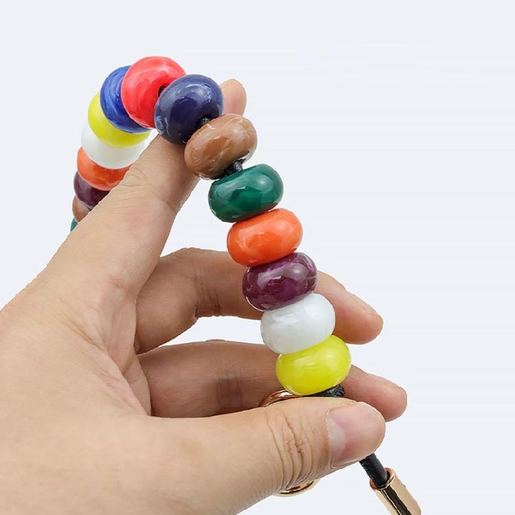 Creative Resin Handbag Chain Colorful Accessory for Unique Bag Decoration Beaded Handbag Accessory