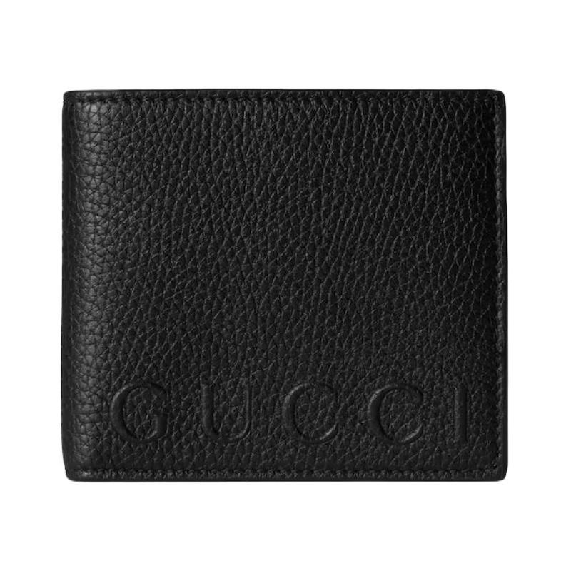 Gucci Classic Embossed CC Logo Grained