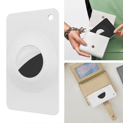 Portafoglio per AirTag Sottile Custodia Protettiva Porta Carte Localizzatore Leggero Copertura Portatile Sottile Localizzatore Ultra Anti-smarrimento