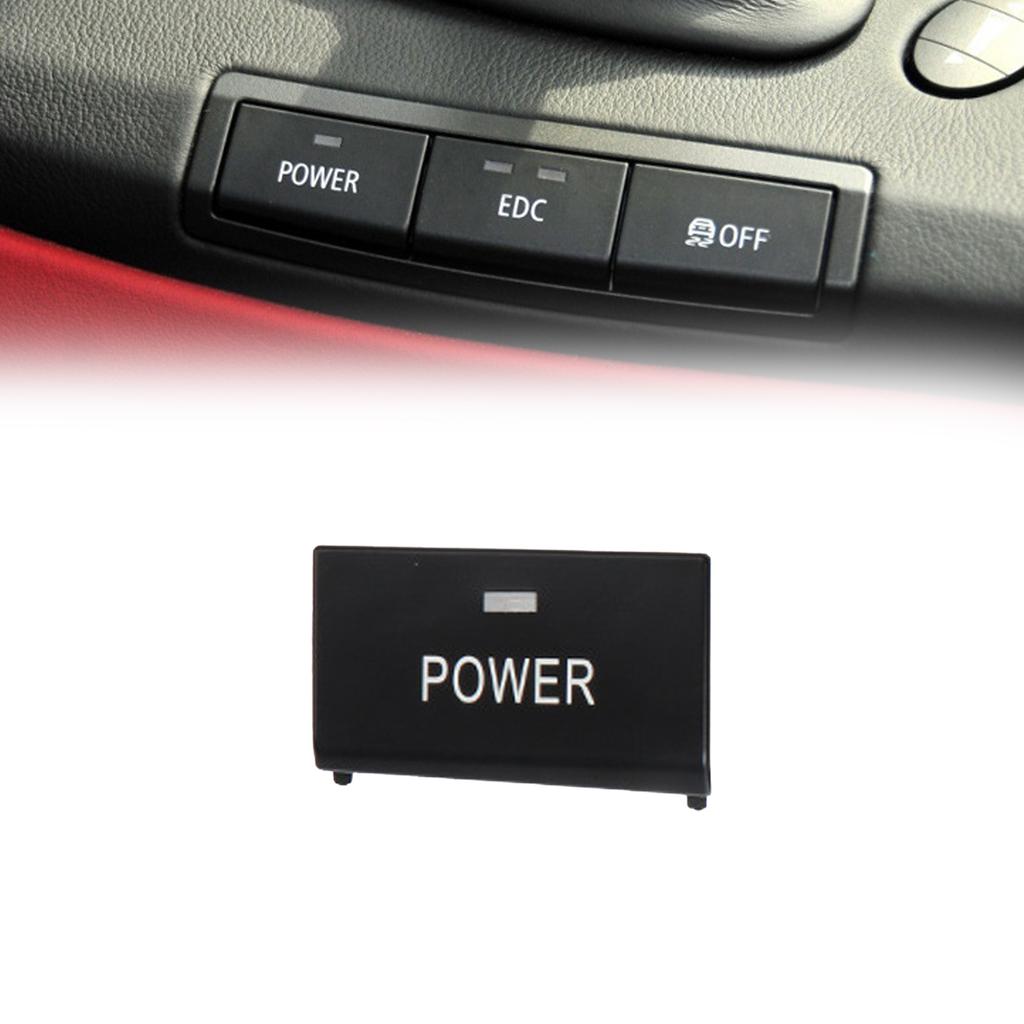 Car Center Console Switch Button Cap POWER EDC DSC Replace Switch Button Cover For BMW E90 E92 For E93 For M3 05-12 61317841136
