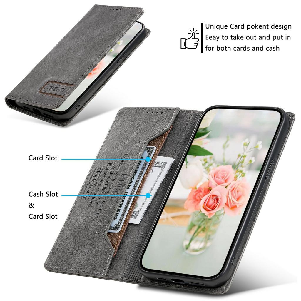 For Xiaomi Redmi 15 5G (Global) (169mm) Leather Case RFID Blocking Wallet Stand Phone Cover