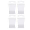 4 Pcs Acrylic Baseball Stand Holder Z Shaped Transparent Baseball Display Holder Table Decoration