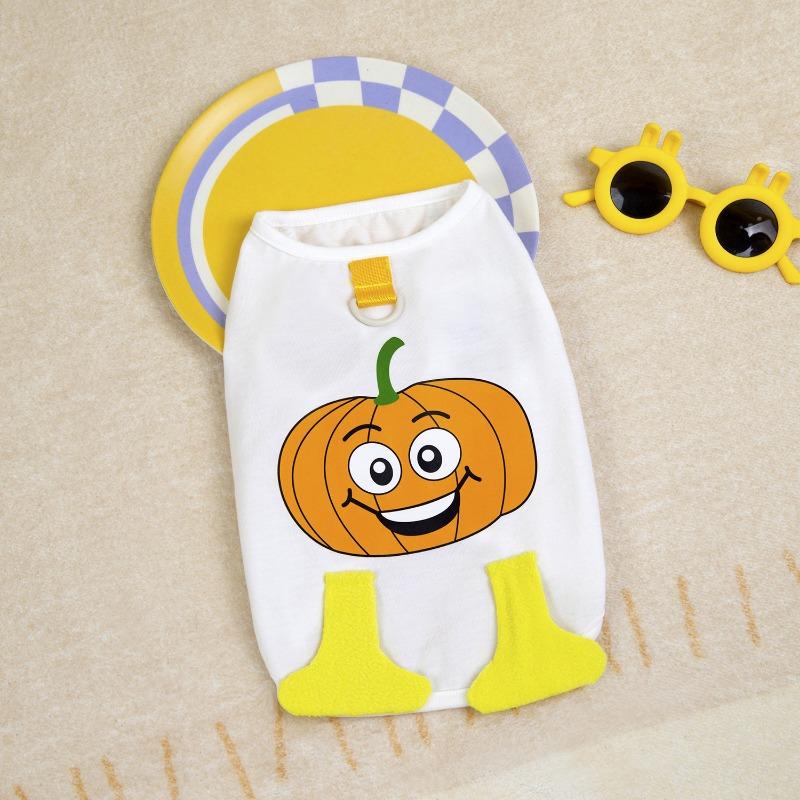 1PC New Designer Pet Dogs Clothes Breathable Spring Summer Vest for Pets Funny Fruit Printing Unisex Sleeveless Cat Clothing