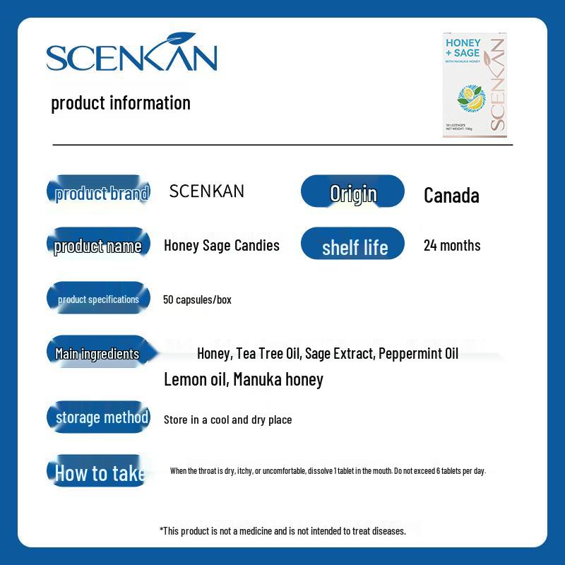 Scenkan Throat Soothing Lozenges