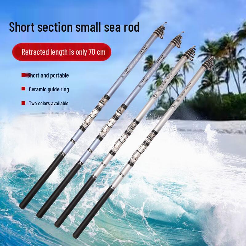 IOSN Ultralight Fiberglass Rock Fishing Rod