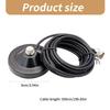 Radio Antennas Magnets Mount PL259 UHF-Male Connection Style with 5M(16.4ft) Coaxial Cable PL259 Plugs