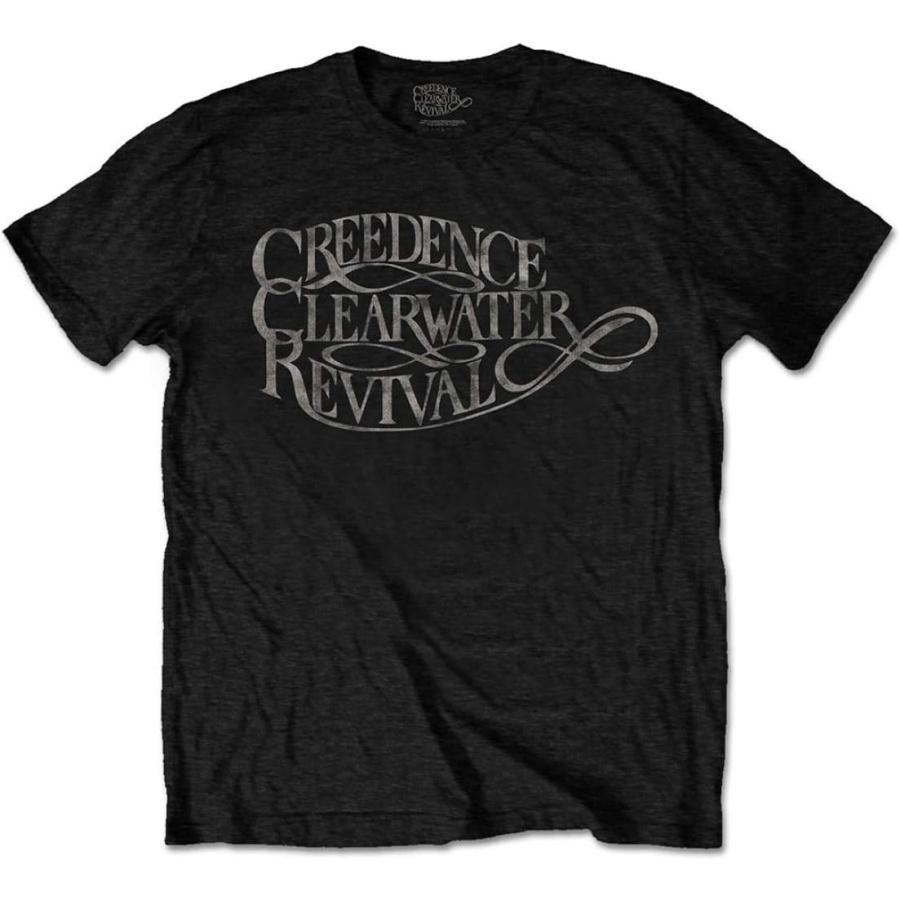 Creedence Clearwater Revival  Vintage Logo  (Black) T-Shirt (Medium) S