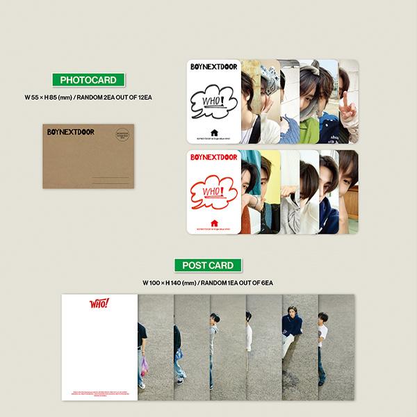 BOYNEXTDOOR 1st Single 'WHO!' (Crunch Ver. Who Ver.)