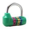Keyless Mechanical U Padlock Combination Lock Four Letter Code Portable Padlock for Home Drawer and Dorm Locker
