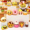 Mini Food Squishy Toys, Slow Rising Pu Material, Assorted Simulation Cake & Burger Stress Relief Toys, Random Style Blind Box