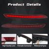 For Honda Accord  2025 2025LED Rear Bumper Reflector Light  Auto Brake Warning Lamp Waterproof Multi-function Car Accessories