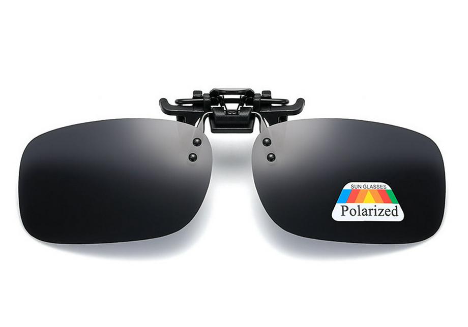 Trendy Unisex Polarized Flip-up Clip-on Sunglasses with UV Protection