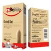 Bailile Prickly Silky Ribbed Condoms - Light & Thin 3D Texture for Adults