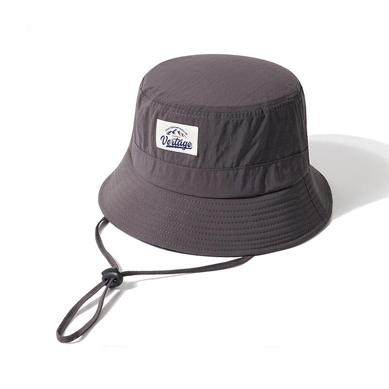 

Летняя уличная шляпа для кемпинга и альпинизма, женская солнцезащитная шляпа-ведро, водонепроницаемая, быстросохнущая, дышащая шляпа-панама, шляпа от солнца для походов M（56-58cm） серый
