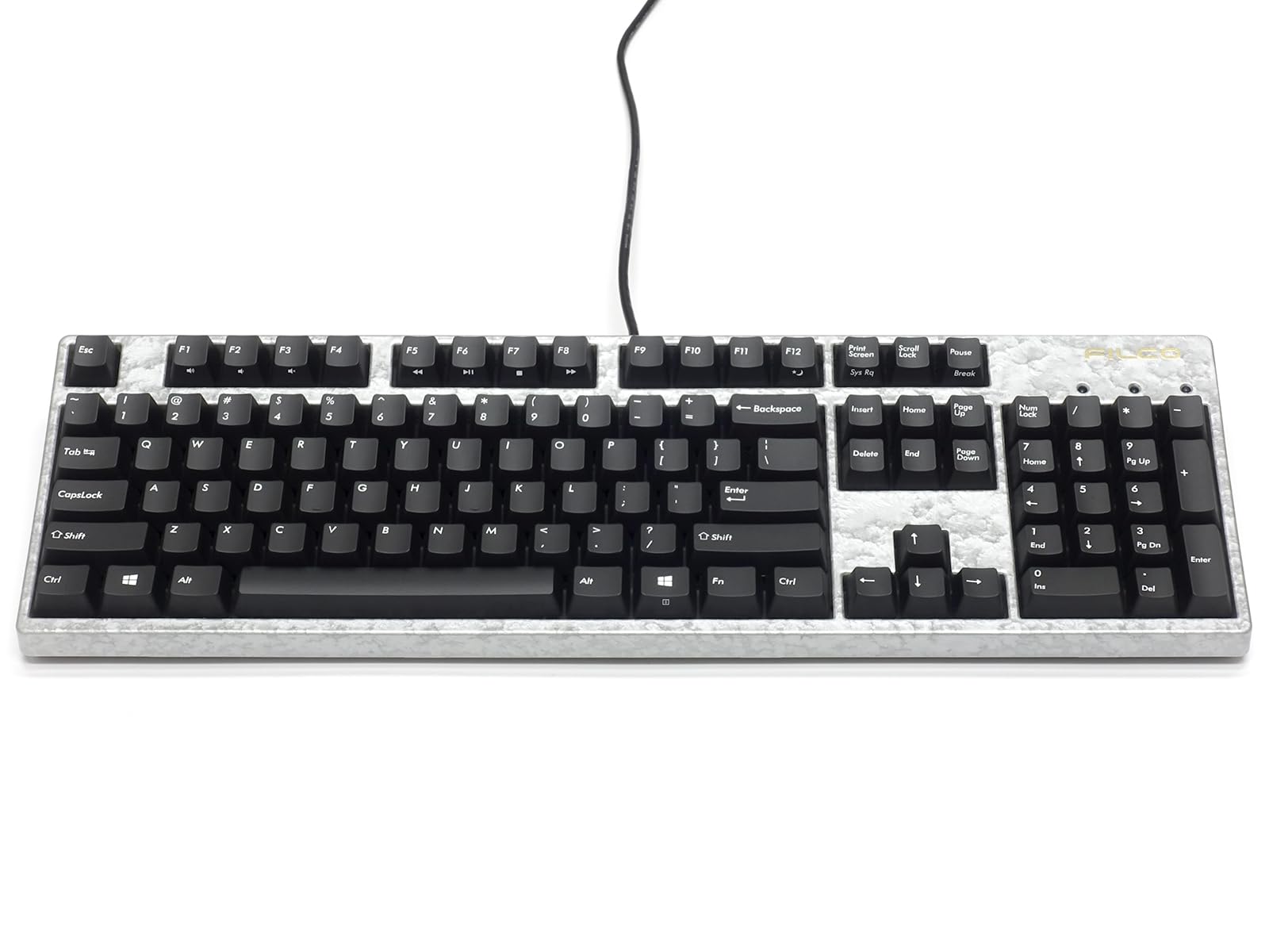 

FILCO Majestouch 3 Lacquered cloud painting Silver cloud model CHERRY MX Blue axis English layout 104 keys USB PS2 wired connection PBT two-color