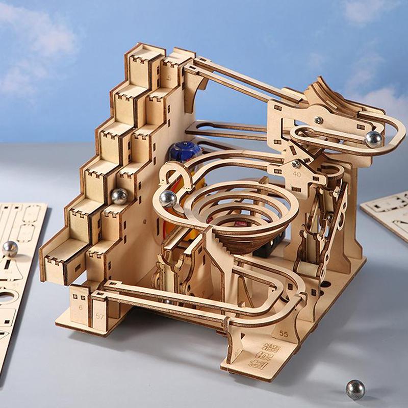 1 Set Steam Lernspielzeug 3D Holz Wolkendrache Puzzle DIY Skywalk Modellbausätze Mechanische Puzzles Selbstmontage Spielzeug für Kinder
