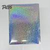 Selbstklebendes Laminierpapier 2 Stück Holografische Folie, mit schillerndem Regenbogeneffekt, Wasserdicht, Professionelle Zubehörteile für Karten, Kratzfest