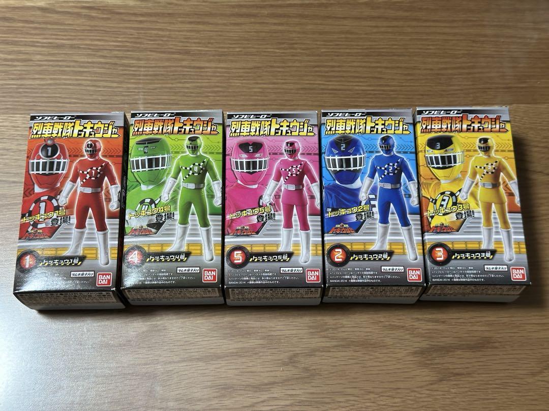 

[Б/У] ToQger Набор мягких виниловых фигурок героев из 5 штук