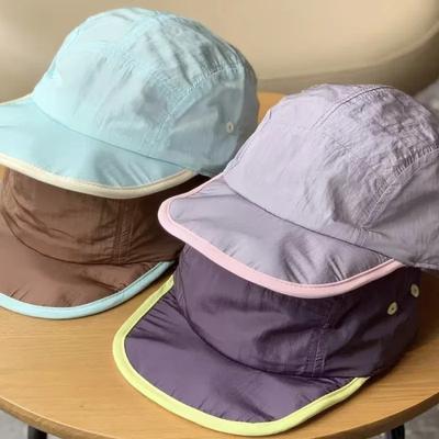 Summer Outdoor Riding Baseball Cap - Sunscreen Quick-drying Light Breathable Retro Soft Brim 5-panel Hat, for Men Outdoor Sports