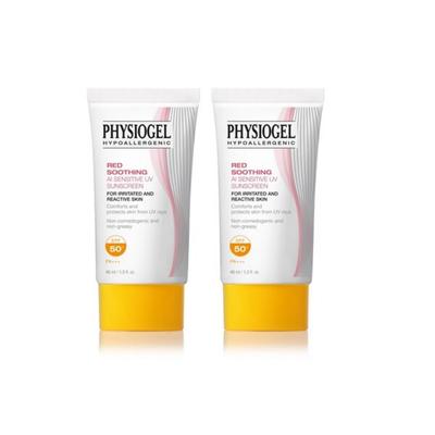 Red Soothing AI Sunscreen SPF50+ PA+++, 40ml, 2 Einheiten