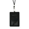 Stahlabzeichen Halsketten-Kartenhalter Schwarz (28003114)