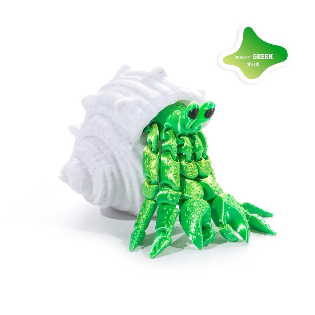 Articulated Hermit Crab 3D Printed Model Movable Joints Cool Desktop Creative Ornament Fun Home Room Decoration Crafts Artwork