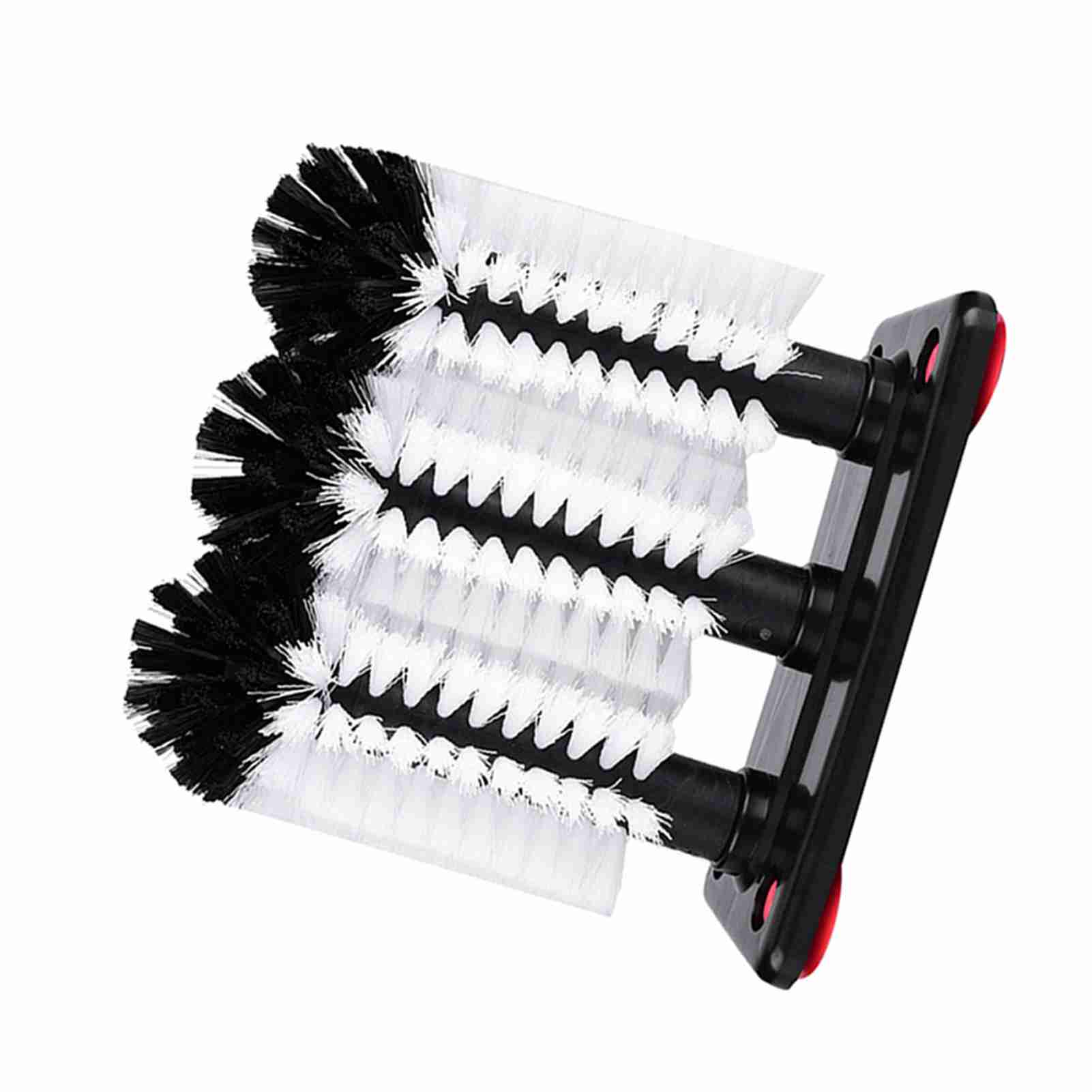 

3 Brushes Bar Glass Cups Washer for Sink with Suction Cup Base