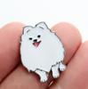 Pomeranian Pin Badge, Cute Dog Design, Alloy, 2cm x 2.5cm