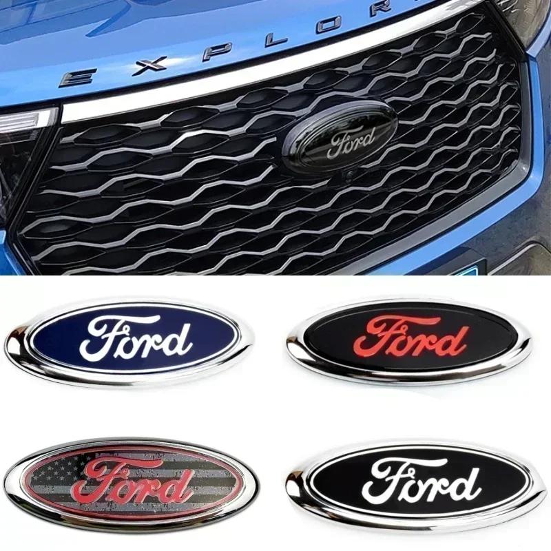5x6CM ABS Auto Body Emblem Badge Stickers for Ford Fiesta Ranger Focus Fusion Escape Transit Mondeo Edge Ecosport WA5