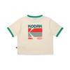 KODAK Breeze Pop Graphic Ringer Short Sleeve T-Shirt Women'S Ivory