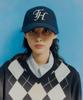 Teulaepighamoni Wool Blend Th Applique Logo Deep-Fit Ballcap_Navy