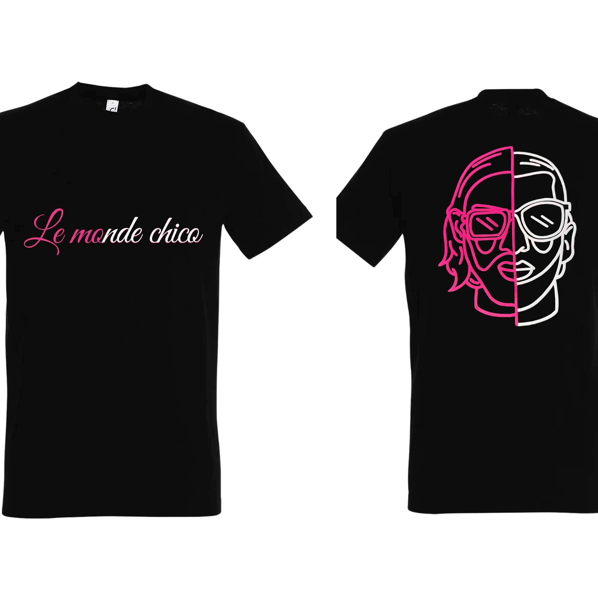 

Чоловіча футболка Le Monde Chico Альбом PNL Французький репер Графічний принт Футболка Чоловіча Хіп-хоп мода Футболка з коротким рукавом Вуличний одяг 4XL