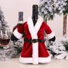 Festive Christmas Wine Bottle Dress Cover - Red