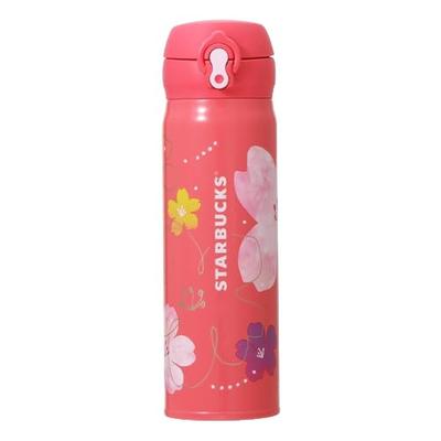 STARBUCKS Starbucks SAKURA2024 Handy Stainless Steel Bottle Vivid Pink 500ml Sakura Sakura 2024 Tumbler Coffee Starbucks Cute Stylish Birthday Present