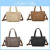 American Retro Canvas Bag With Multiple Pockets For Weekend Travel