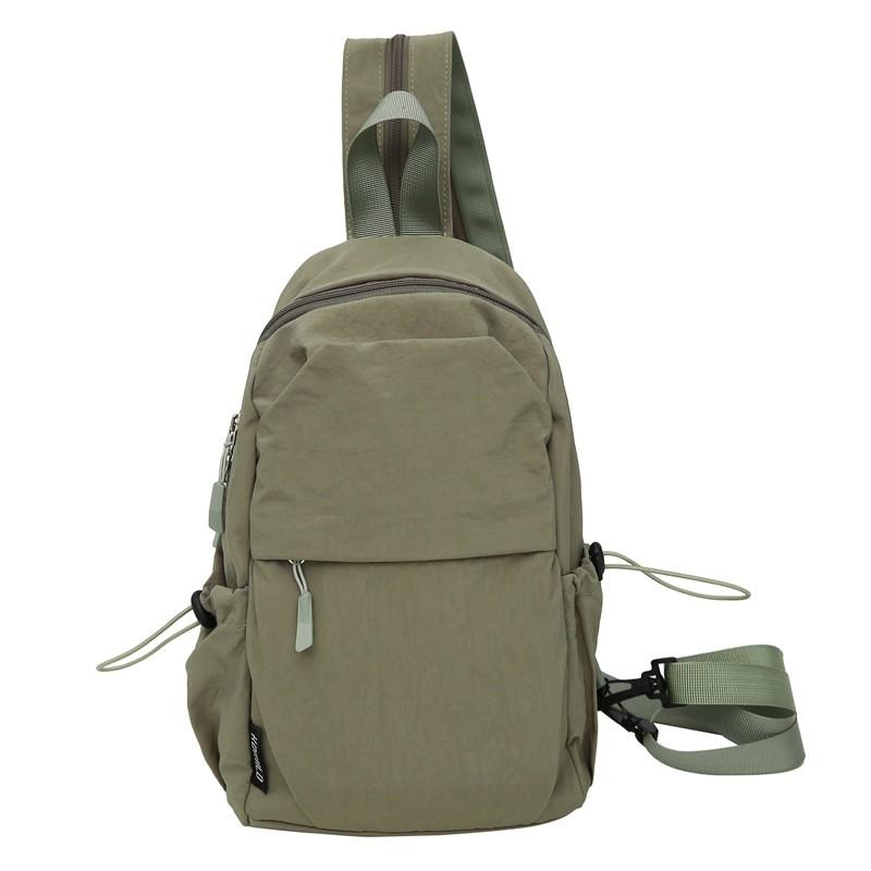 Urban Nylon Chest Bag With Design For Daily Use Men Women
