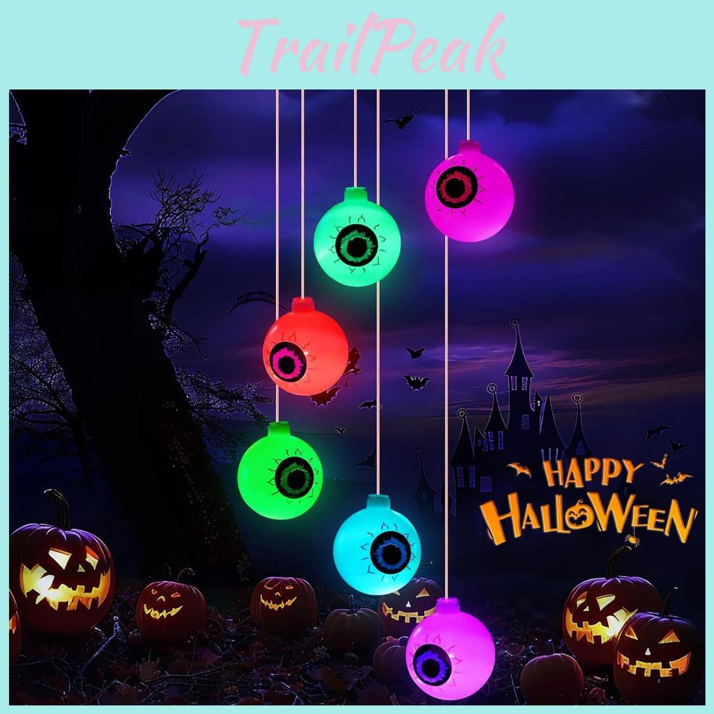 Enchanting Solar Led Wind Chime Light Featuring Pumpkin And Skull Ghost Eye For Outdoor Decor