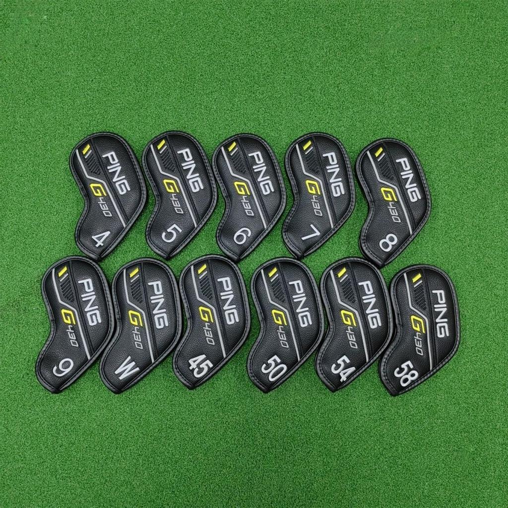 Iron Cover Pin. Golf Iron Cover, Set of 10, Golf