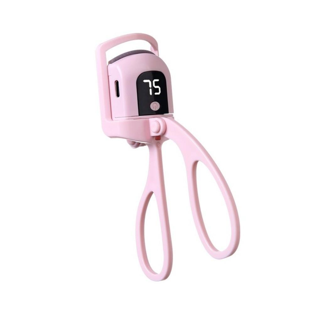 USB Charging Electric Eyelash Curler Curling Eyelash Curler Daily Makeup Use розовый
