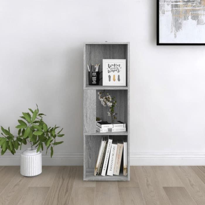 VidaXL Corner Cabinet Sonoma Grey 33x33x100 Cm Engineered Wood 825829
