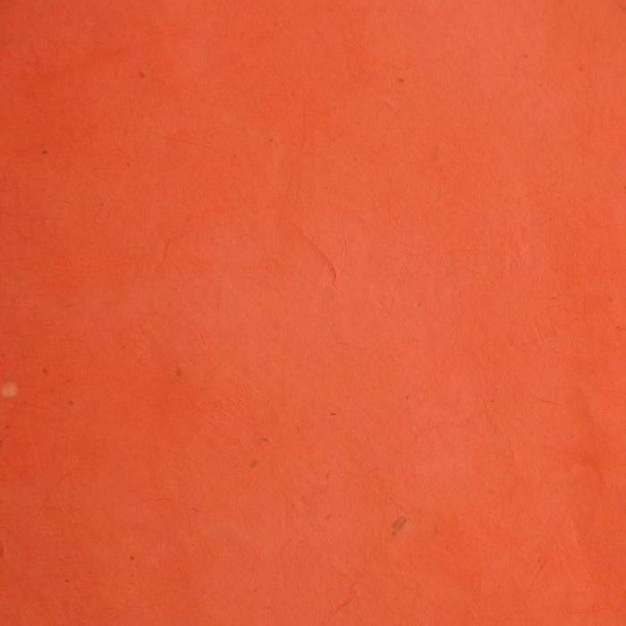 Papier népalais lokta orange curry 50 x 70 cm Orange