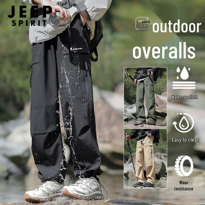 JEEP SPIRIT Men's Outdoor Casual Cargo Pants