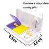 Pill Crusher Cutter Medicine Storage Box