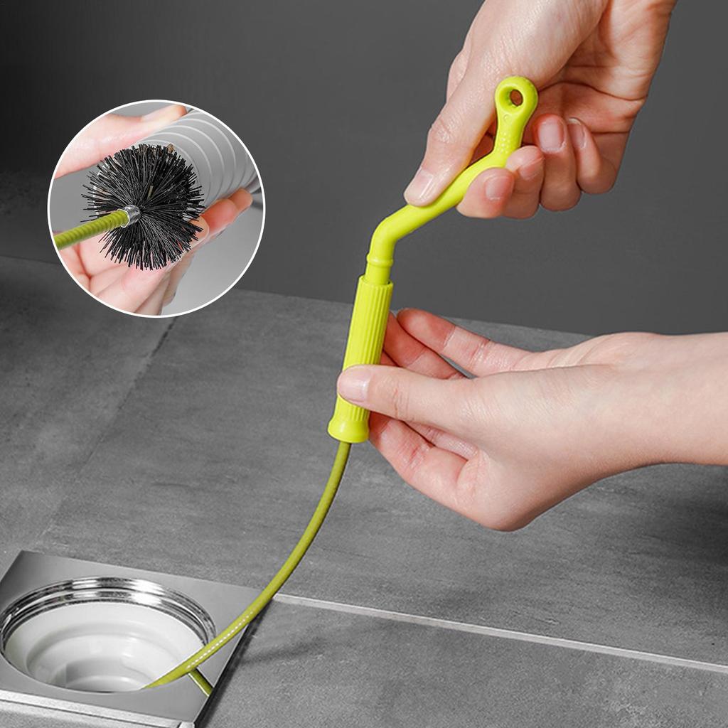 Flexible Drain Snake Tool Bathroom Hair Clog Remover for Sink Toilet Bathtub Pipe Cleaning Plumbing Unclogger Home Kitchen