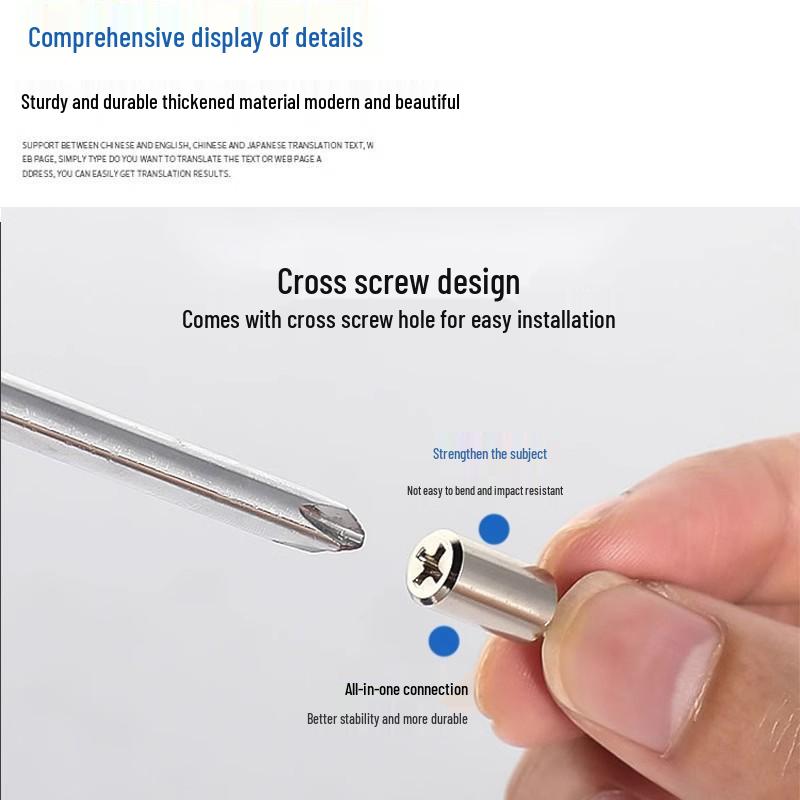 Thickened Self-Tapping Screw Support for Furniture: No-Punch Cabinet & Shelf Partition Pins