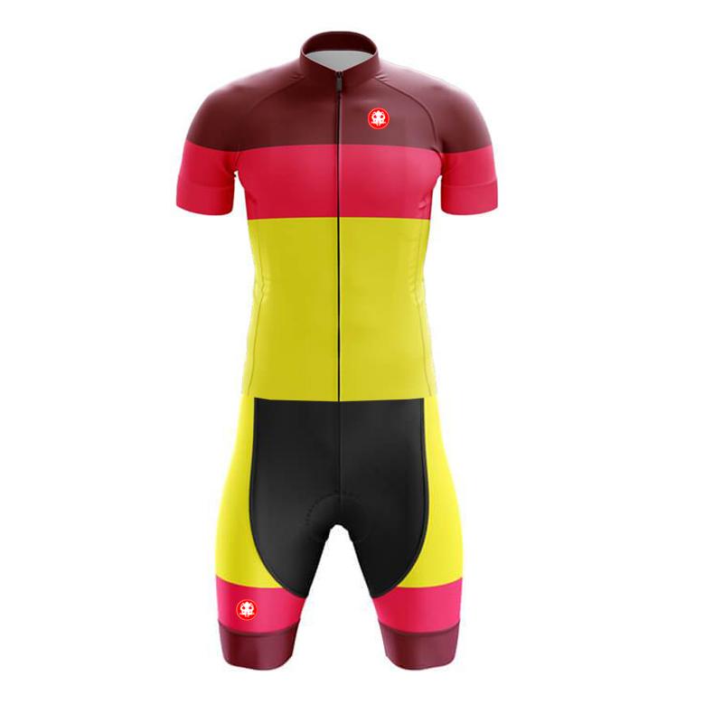 Triathlon Skinsuit Herre Cykeltøj Sommer Åndbar Cykeldragt Sæt 2026