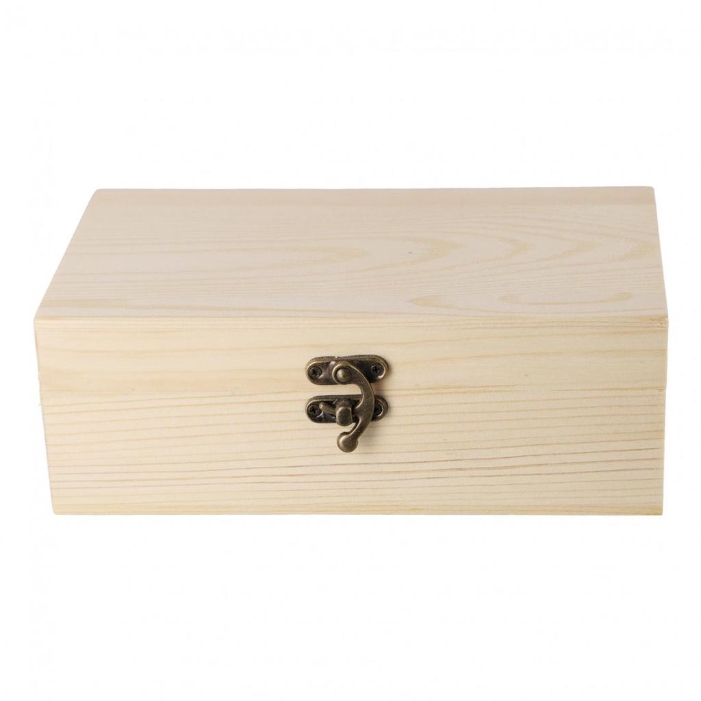 Wooden Storage Box Storage Wooden Box 1PC Craft Projects