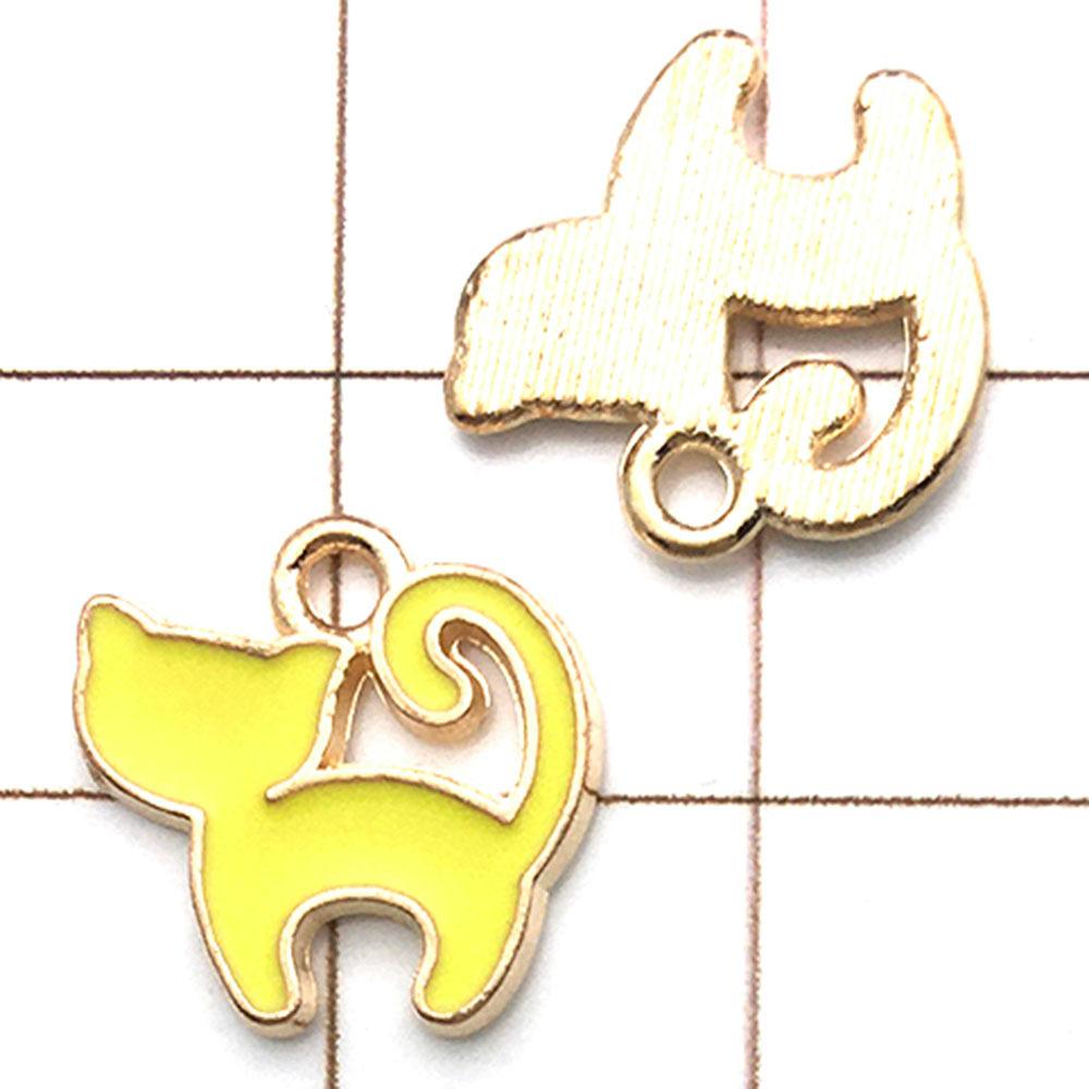 Diy Jewelry Charm Alloy Alloy Flower Charm Sunflower Pendant Yellow Yellow Sunflower Charm For Jewelry Making Keychains Diy