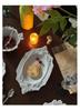 Vintage Ceramic Embossed Dessert Plate, Cake/Western Fruit Bowl, Retro Jewelry Display