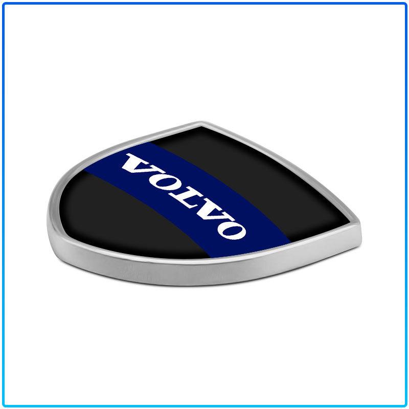 Car Metal Sticker Custom Shield Car Rear Trunk Shield Emblem Badge Sticker For Volvo XC60 XC90 S60 S80 S40 V40 V60 V70 V50 XC70